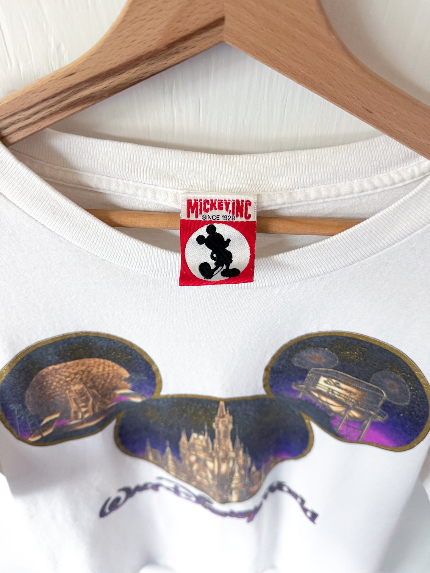 VINTAGE 90’s WDW 3 Park Tee - L