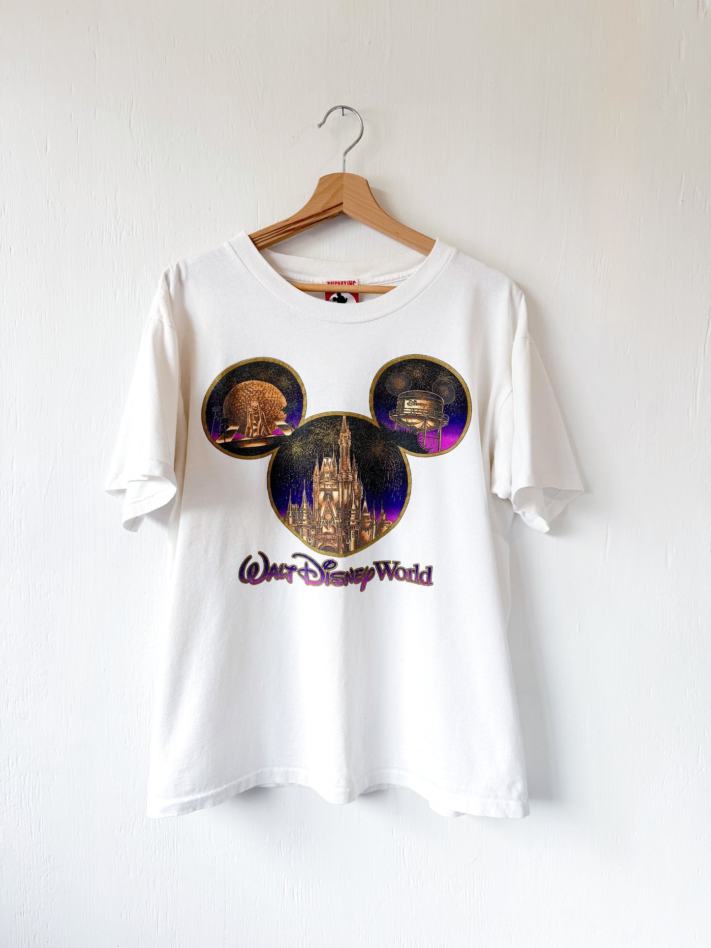 VINTAGE 90’s WDW 3 Park Tee - L