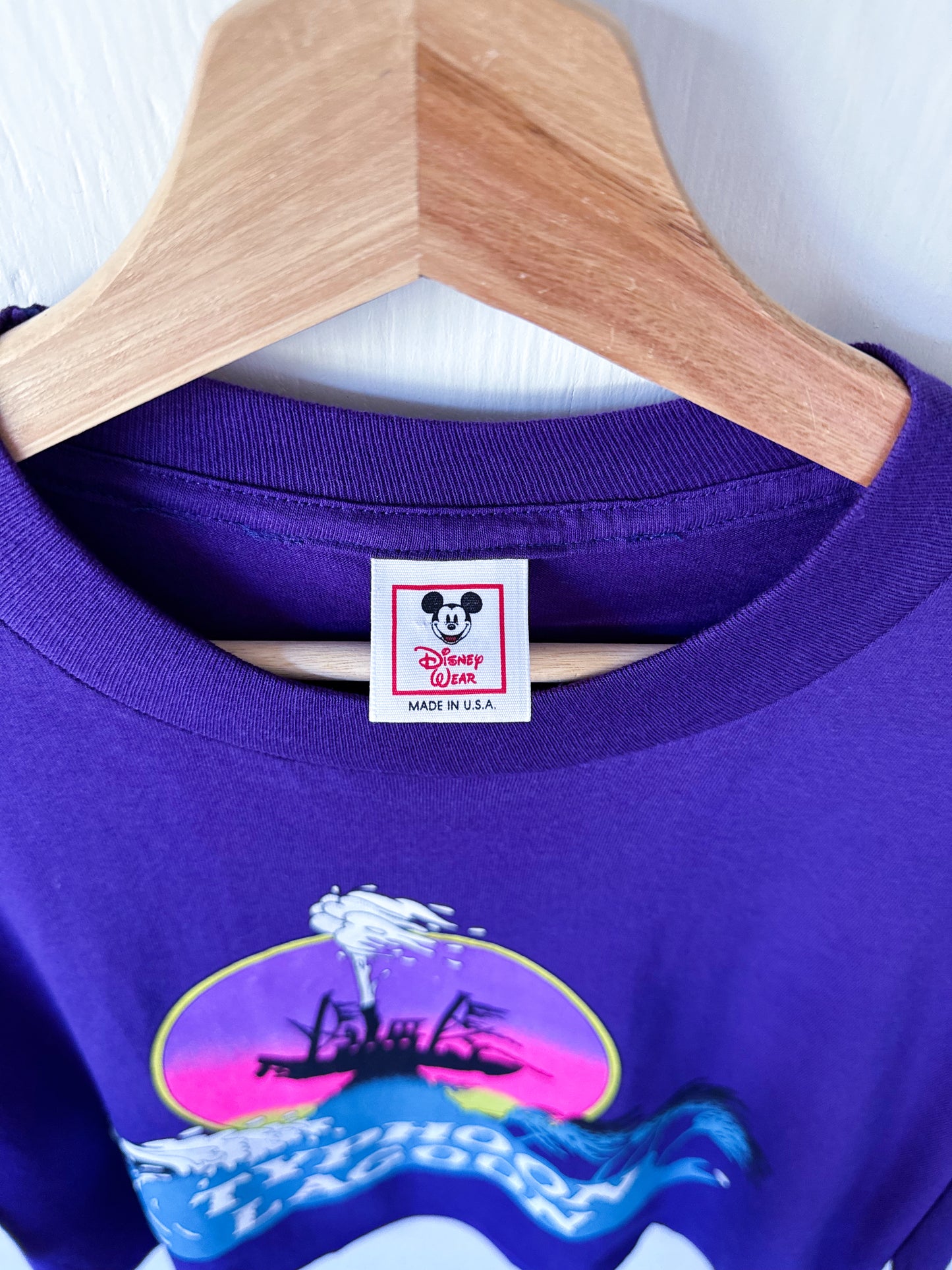 VINTAGE 90’s Typhoon Lagoon Cropped Tee - XL
