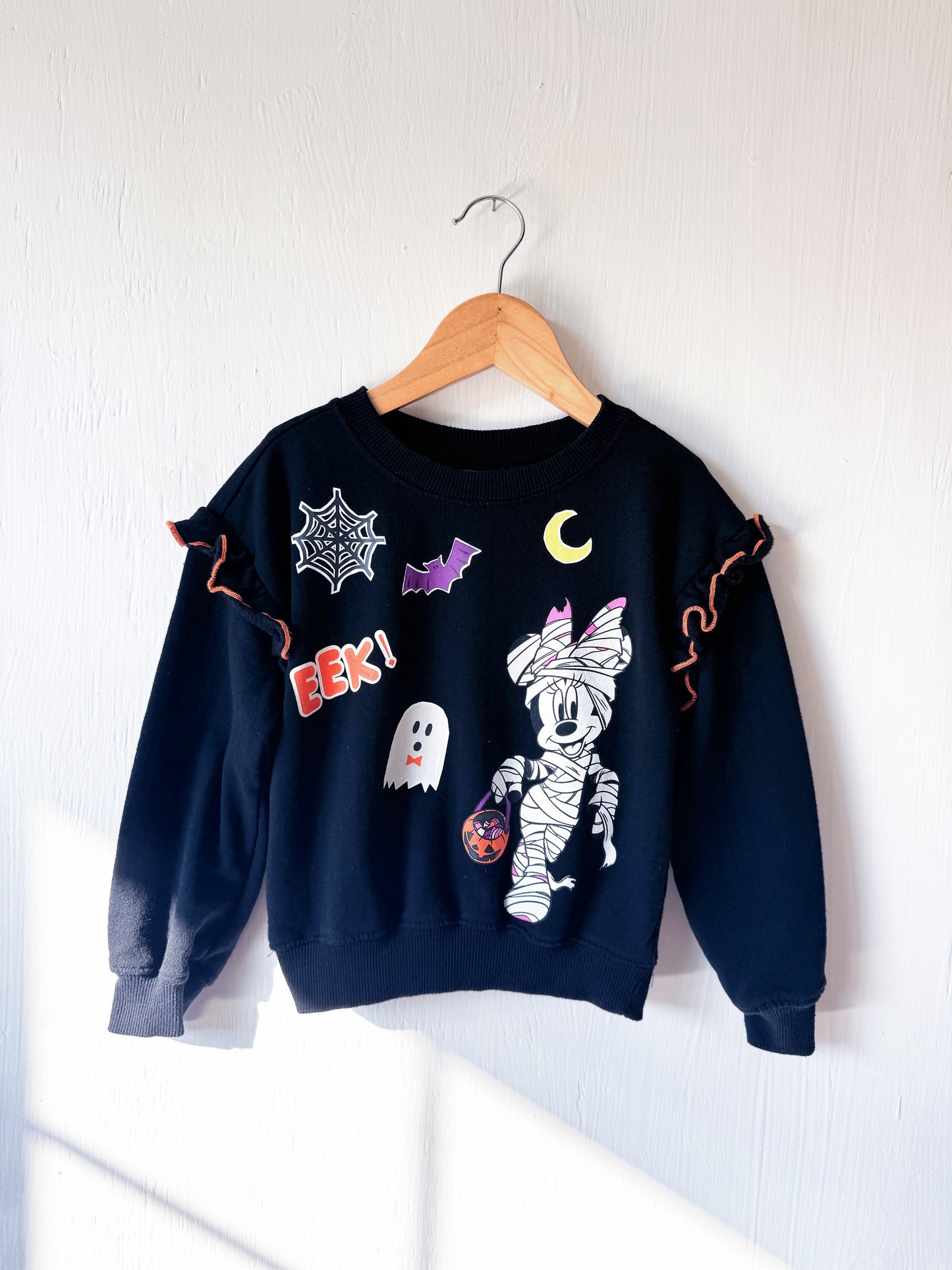 Mummy Minnie Ruffle Crewneck - 5T