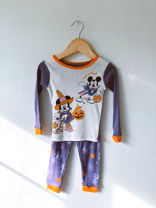 NEW Mickey Minnie Trick or Treat PJ's - 2T