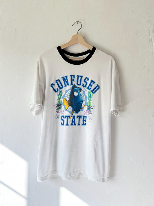 VINTAGE Dory Ringer Tee - L