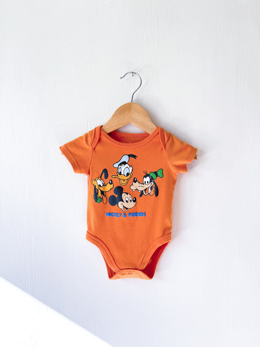Mickey + Friends Onesie - 3/6M