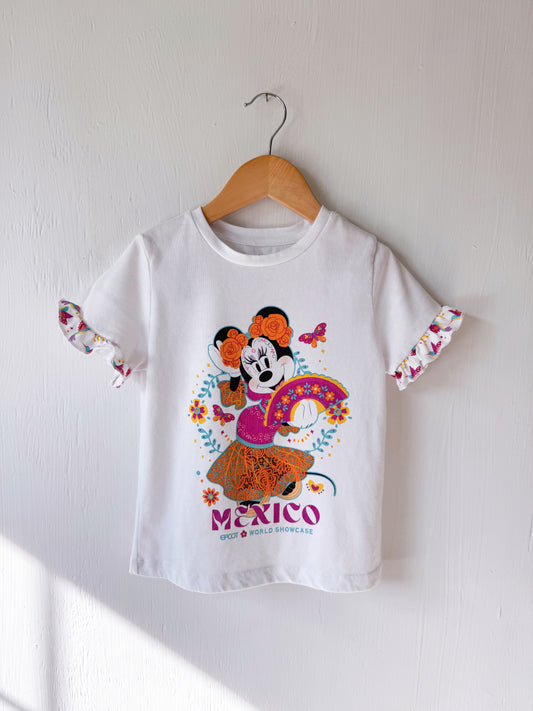 Disney Parks EPCOT Mexico Minnie Top - YS (5/6)