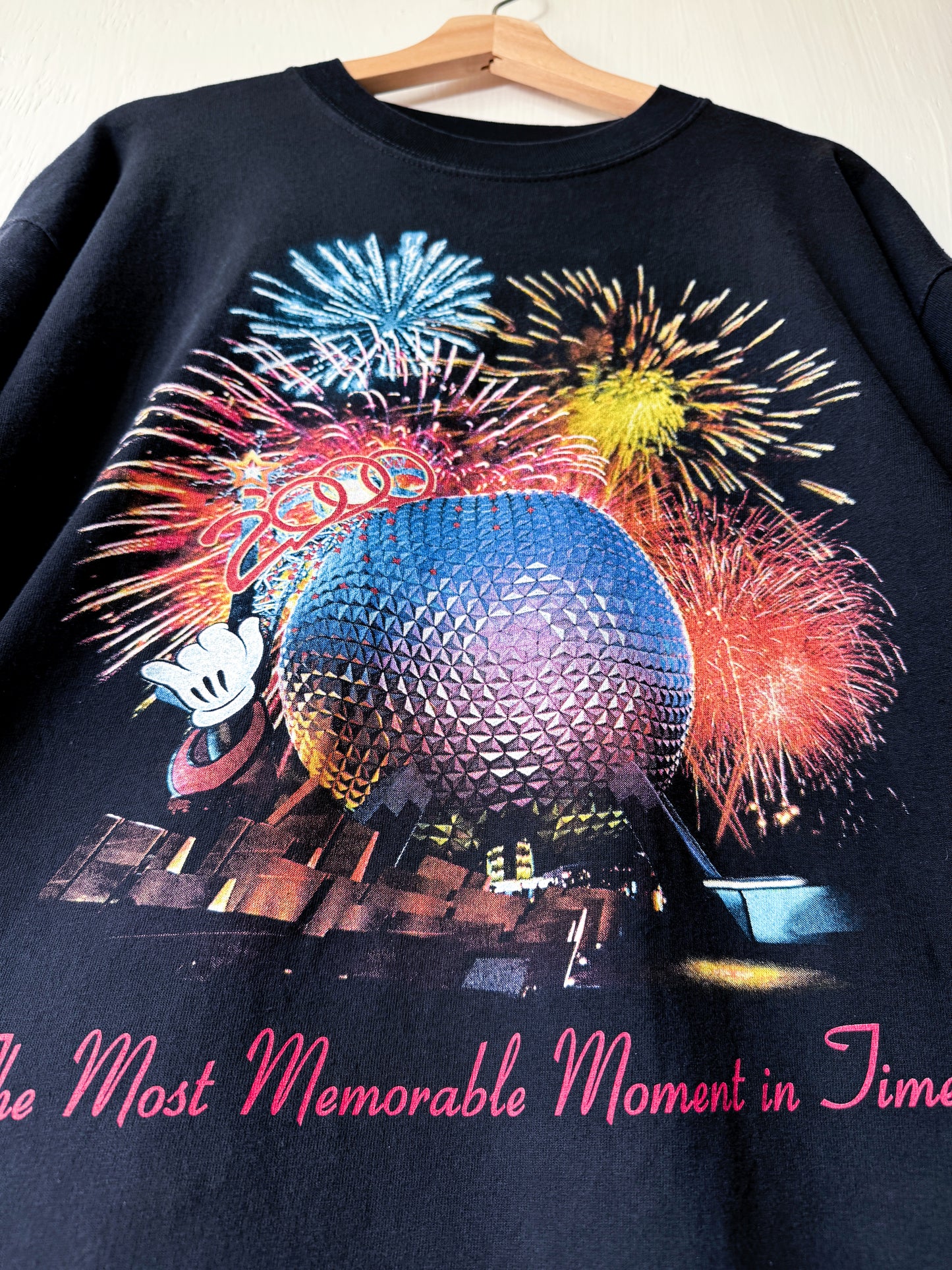 VINTAGE 2000 Epcot Fireworks Tee - XL