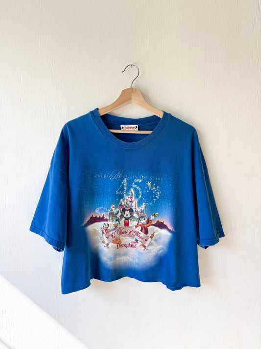 VINTAGE 2000 Disneyland Anniversary Cropped Tee - 2X