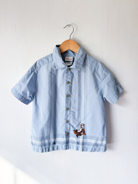 VINTAGE Disney Store Tigger Button Down - 4/5T