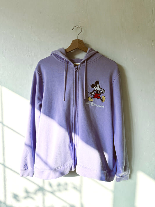 WDW Lavender Zip-Up Hoodie - 1X