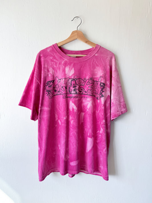 VINTAGE Goofy Disneyland Resort Tie Dye Tee - XL