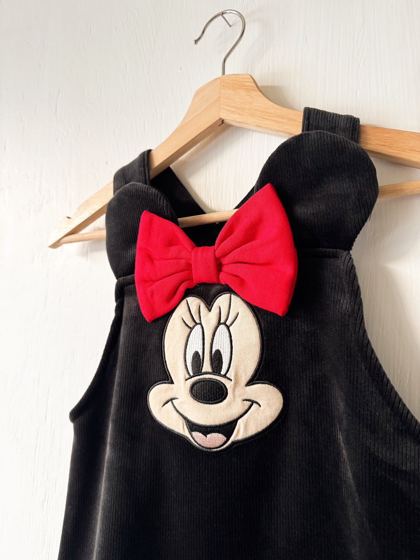 NEW H&M Minnie Velour Overall Dress - 5T/6