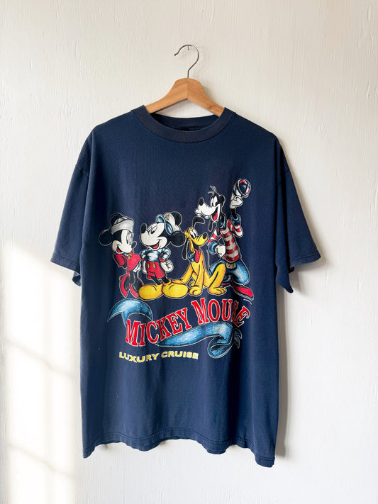 VINTAGE 90’s Mickey Luxury Cruise Tee - XL