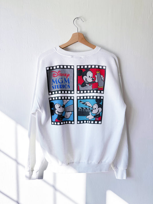 VINTAGE 90’s MGM Studios Mickey Film Crewneck - L/XL