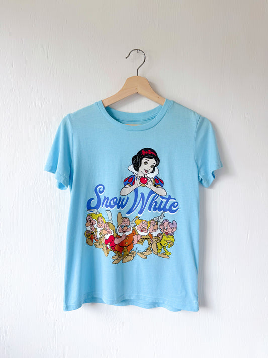 NEW Snow White + Dwarfs Blue Tee - Y10/12