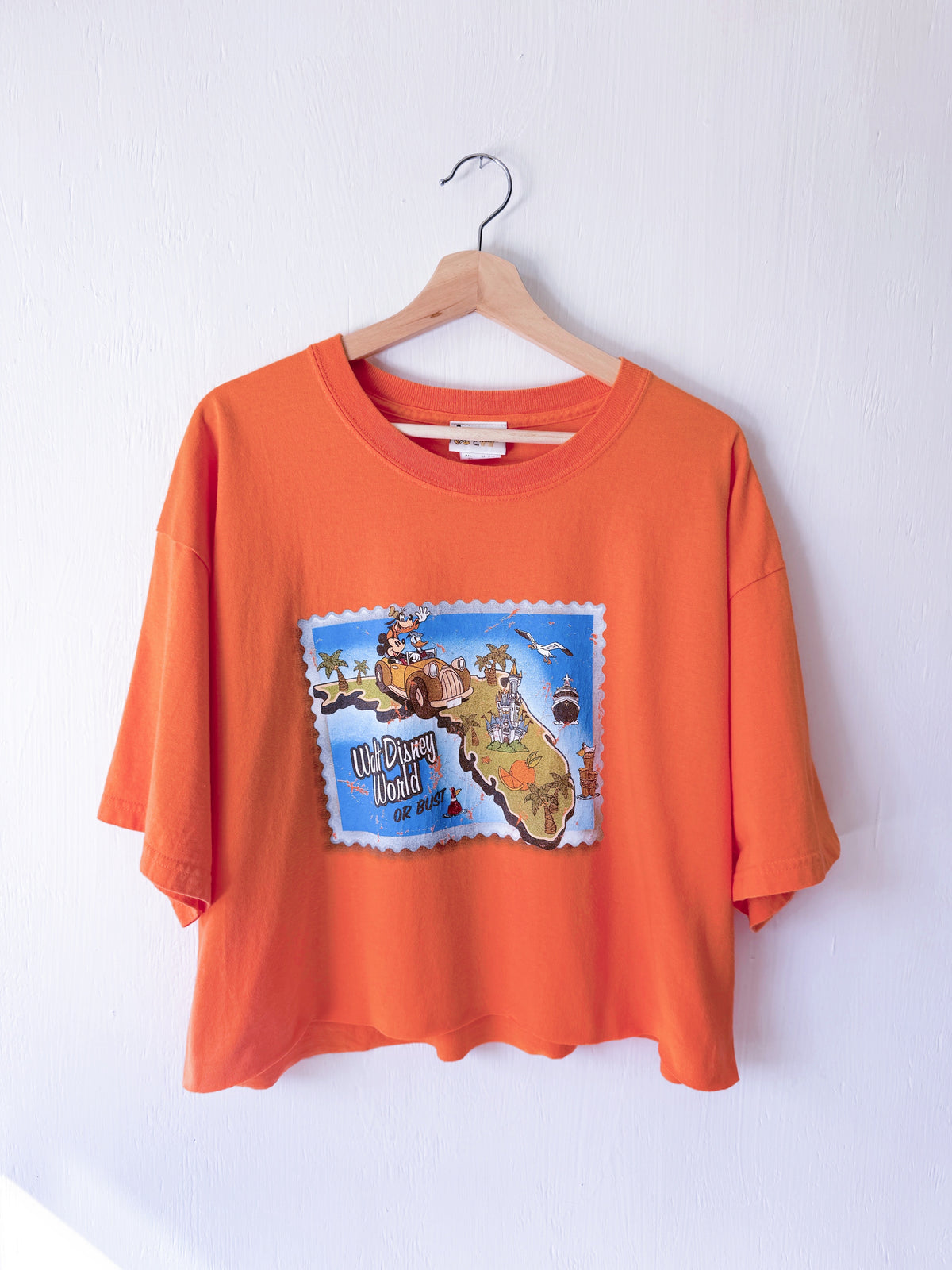 VINTAGE 00’s WDW Stamp Map Tee - XL