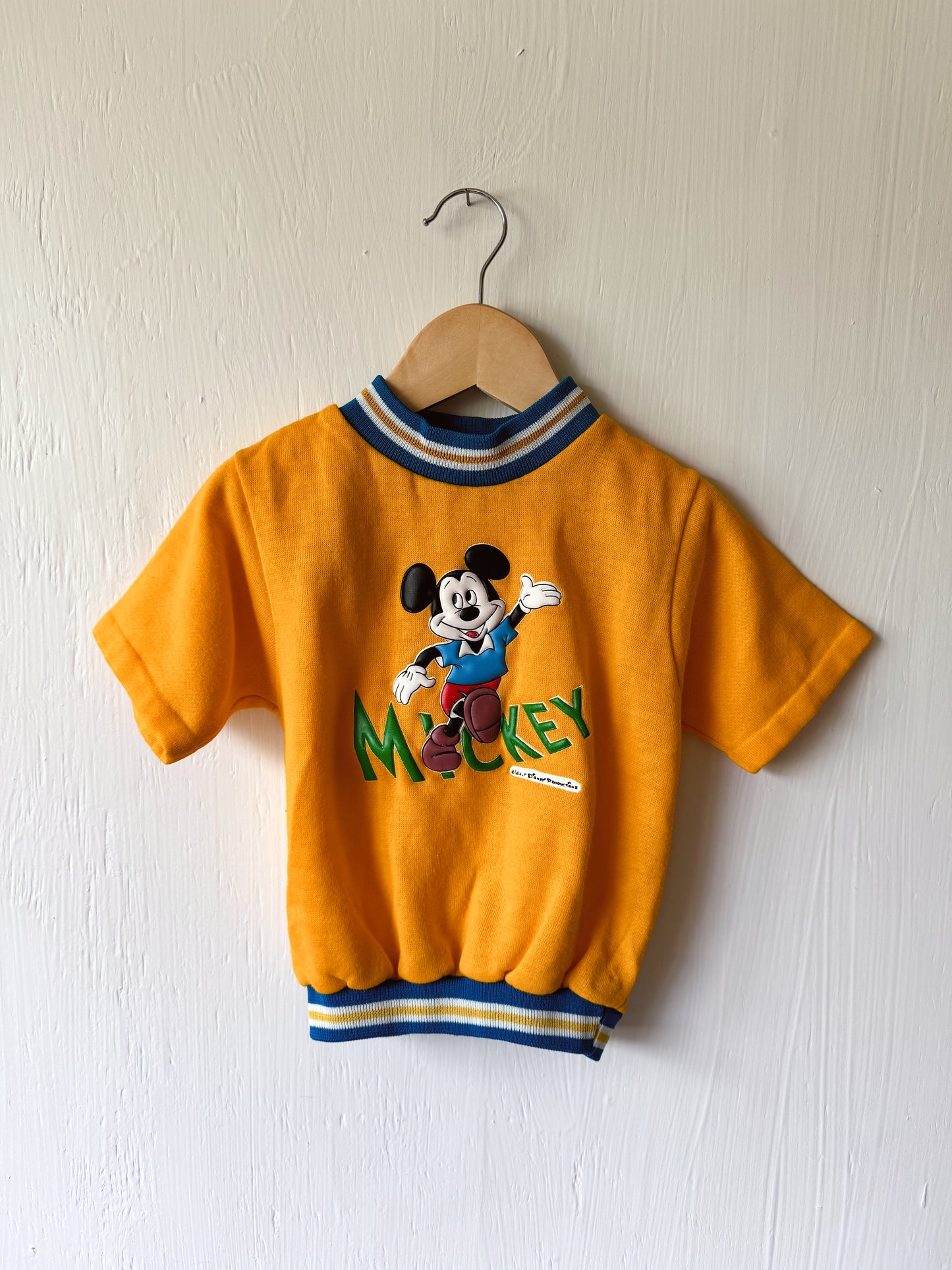 VINTAGE 60’s Walt Disney Productions Mickey Shirt - 4T