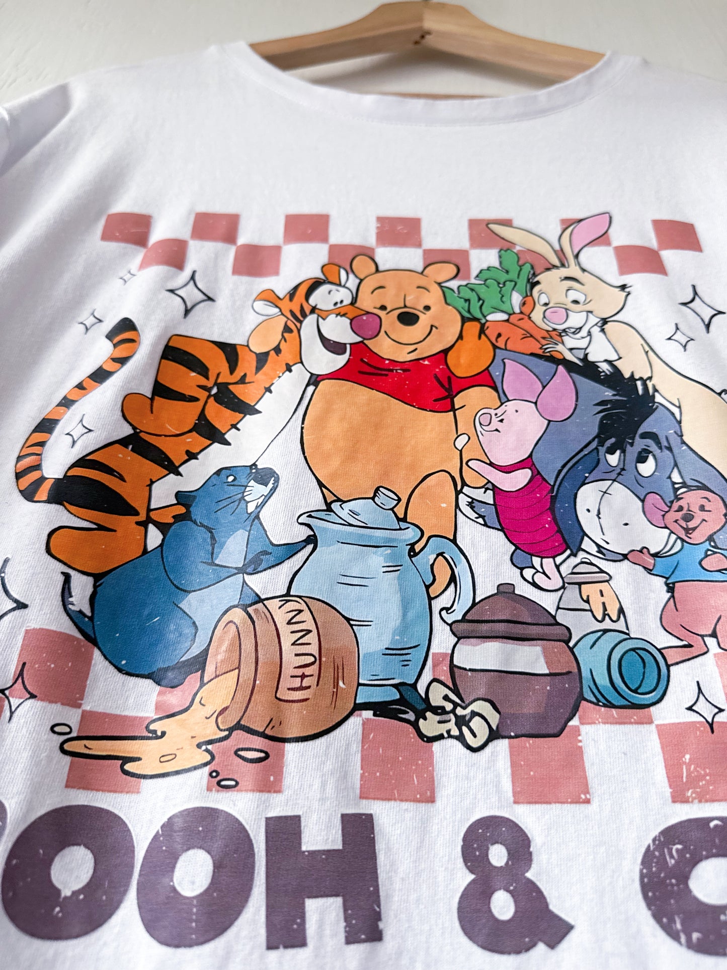 Pooh & Co Checkered Tee - XL