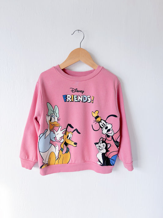 Disney Friends Character Crewneck - 5T/6