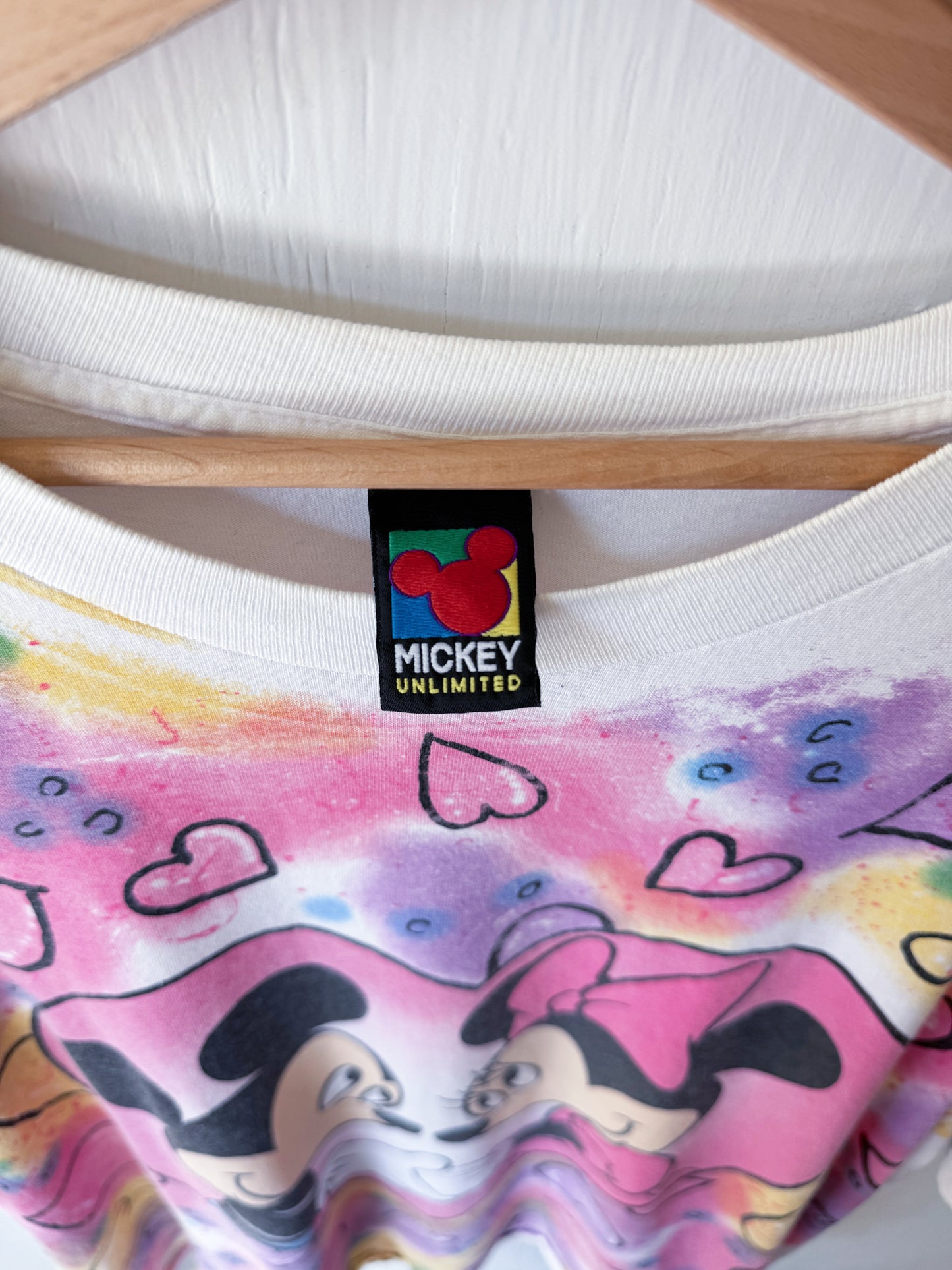 VINTAGE 90’s Mickey Minnie Boxy Love Tee - 3X