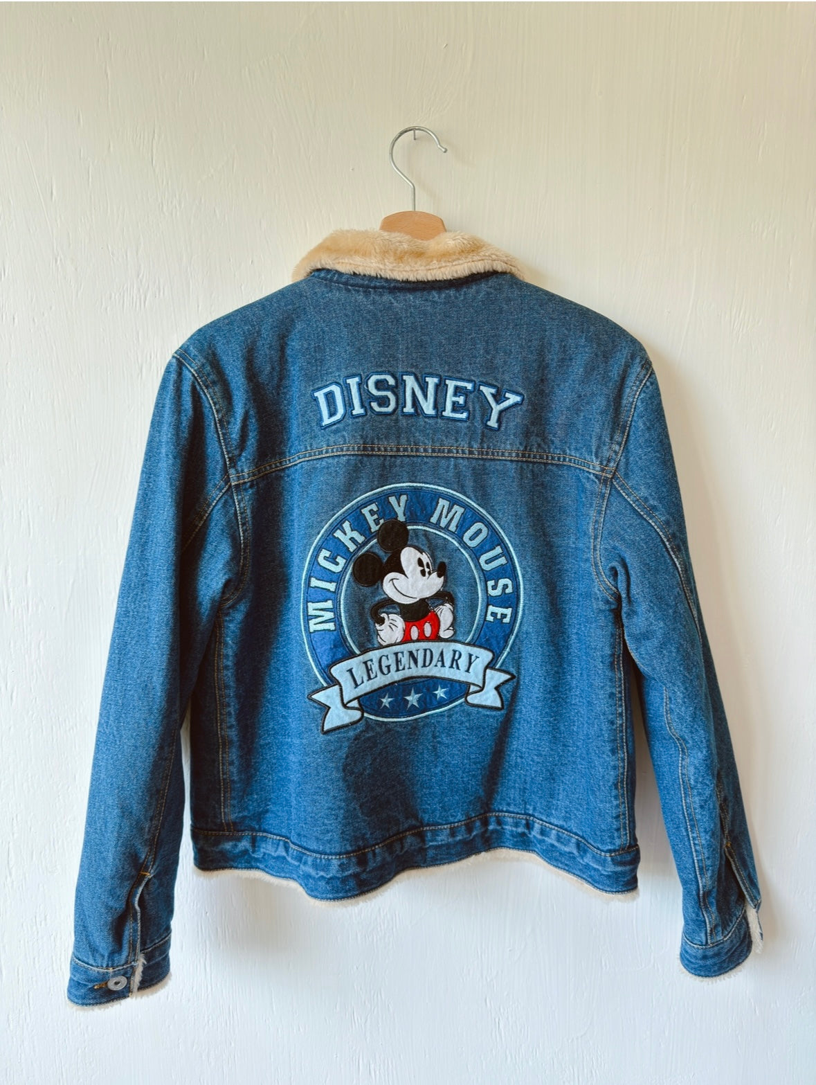 VINTAGE Y2K Legendary Mickey Denim Jacket - M