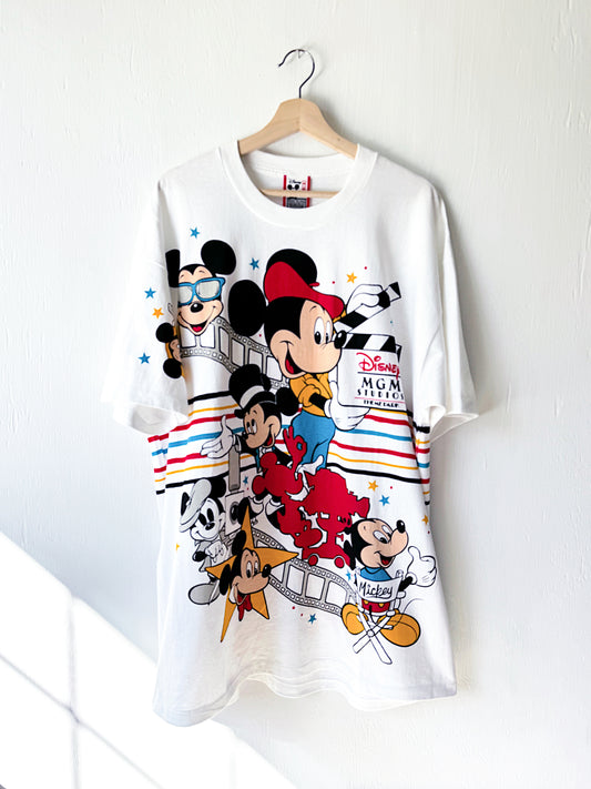 VINTAGE 90’s MGM Director Mickey Double Sided Tee - XL/2X