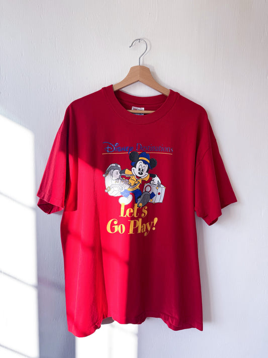 VINTAGE 90’s Disney Destinations Mickey Tee - XL