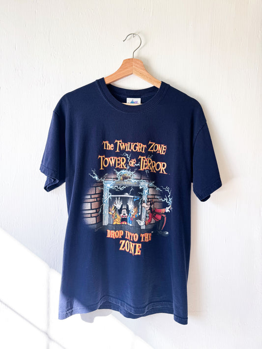 VINTAGE Character Tower Of Terror Tee - M