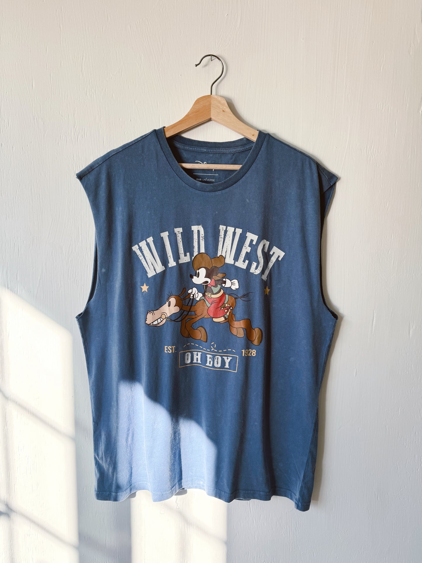 NEW Wild West Mickey Tank - L