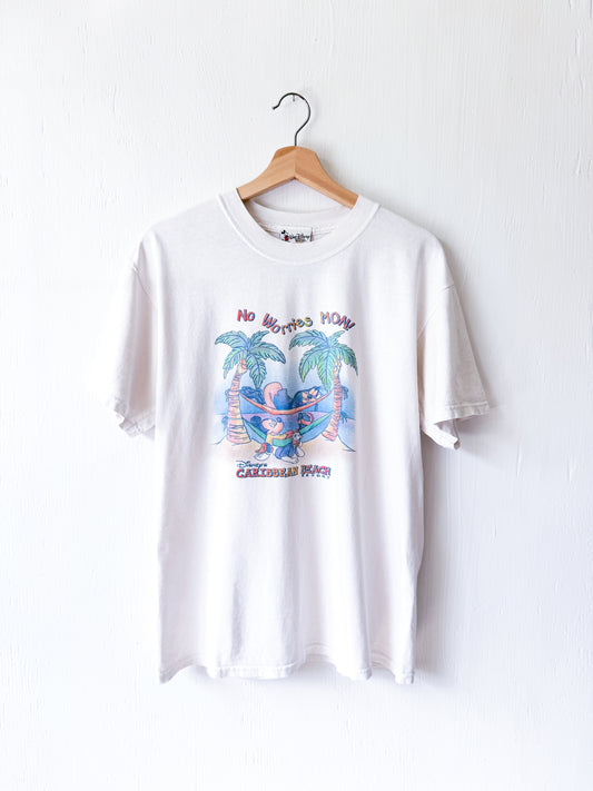 VINTAGE 00’s Rare Caribbean Beach Resort Tropical Snoozin Tee - M