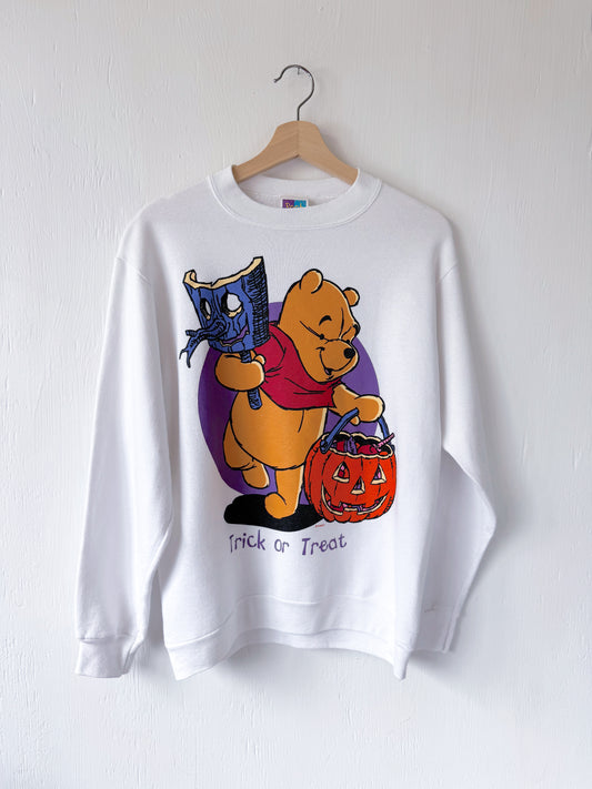 VINTAGE 90’s Trick Or Treat Pooh Crewneck - M