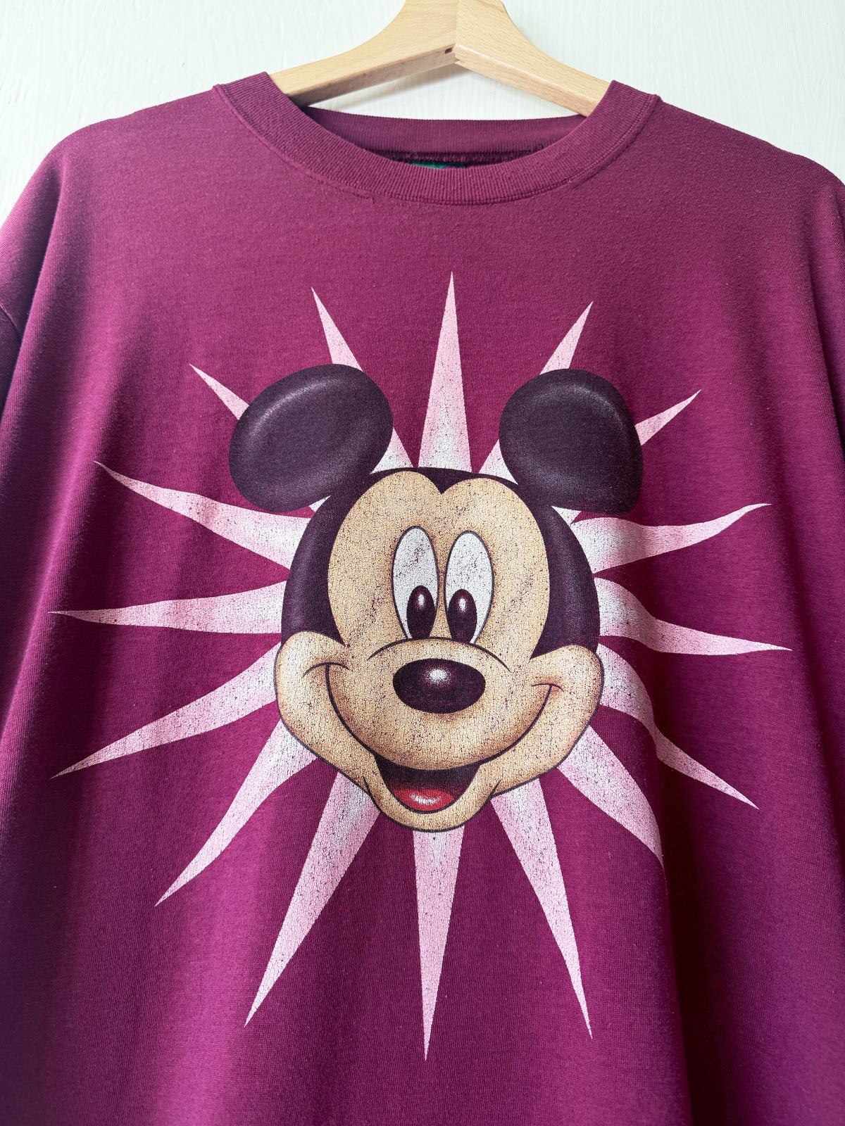 VINTAGE 90’s Starburst Mickey Tee - L