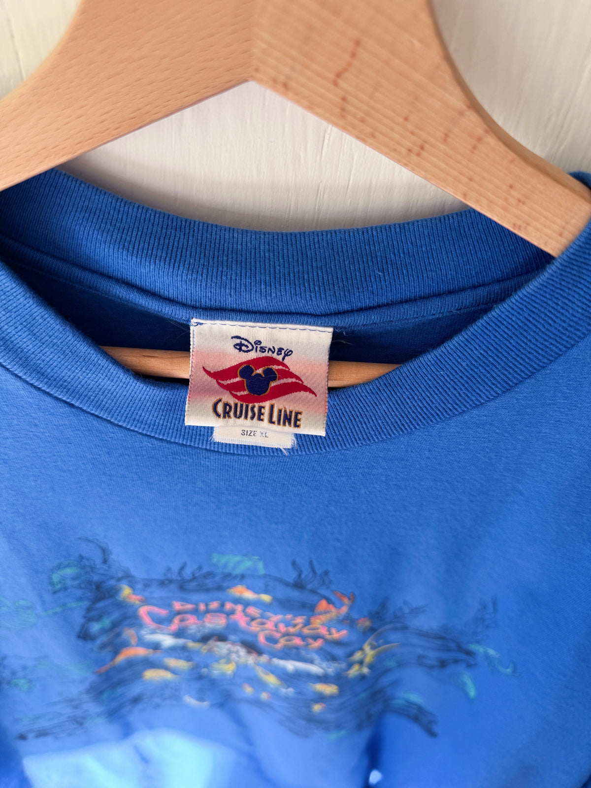 VINTAGE 00’s Scuba Mickey Front Back Tee - XL