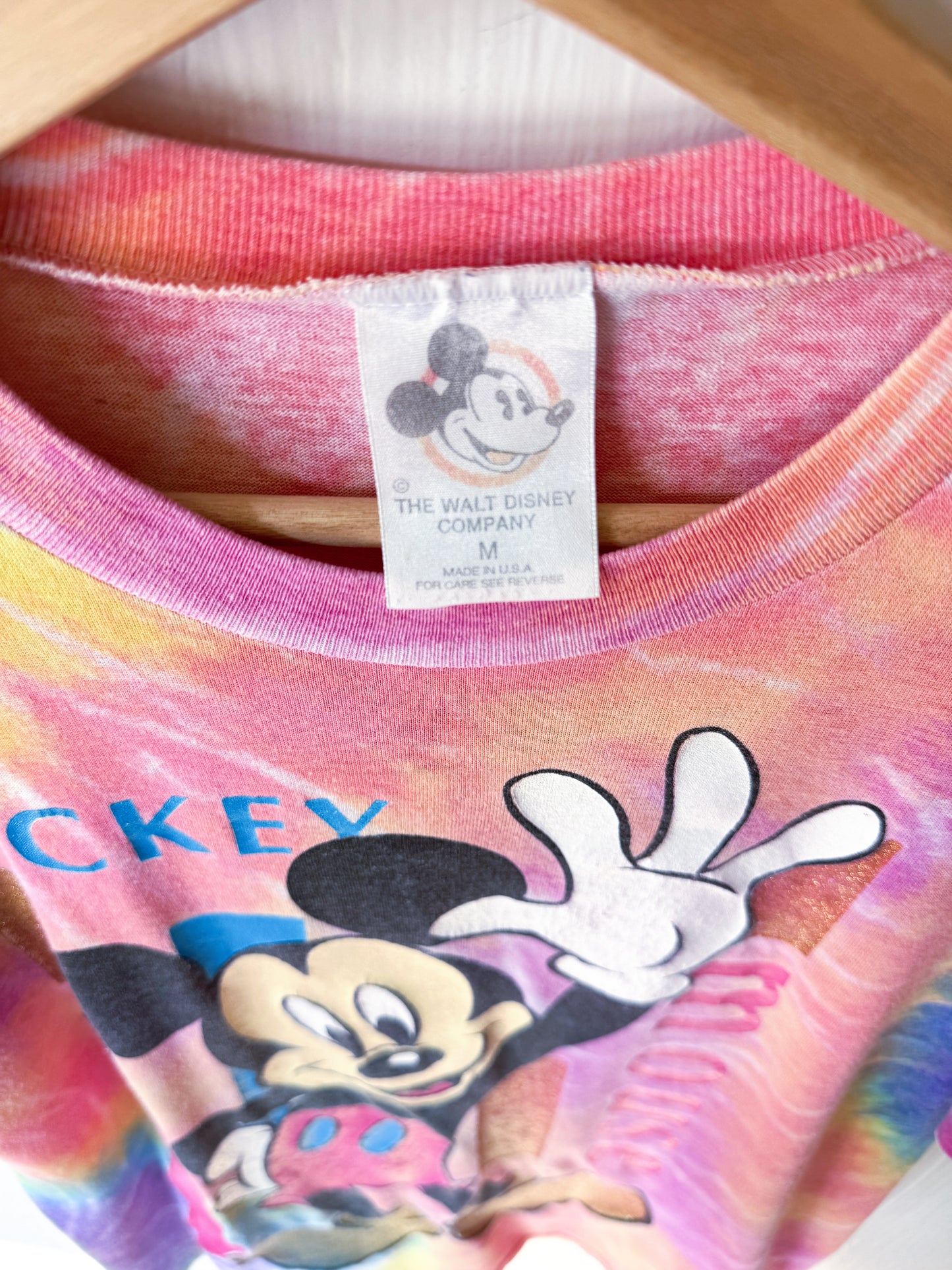 VINTAGE 90’s Tie Dye Single Stitch Tee - M