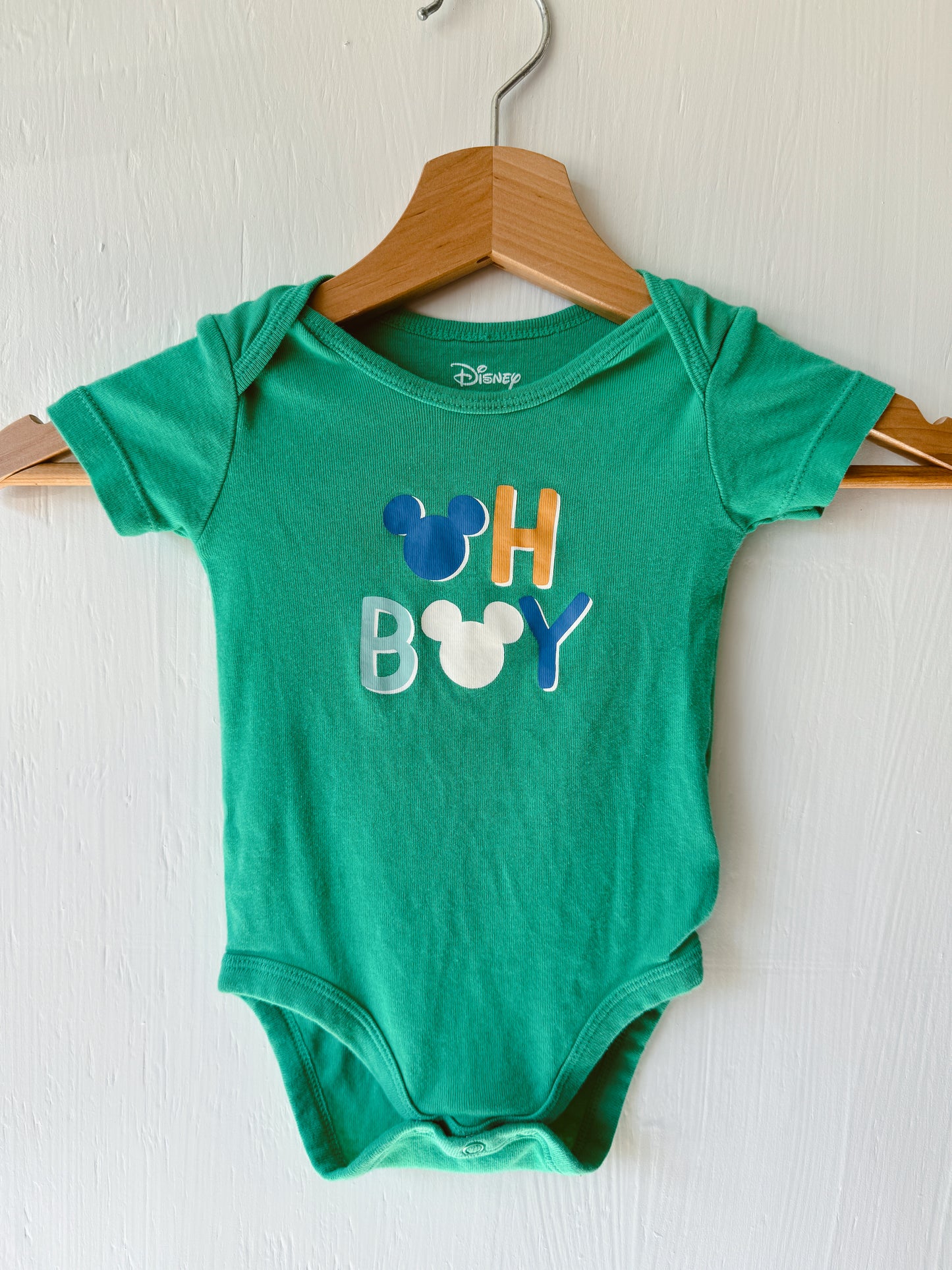 Oh Boy Mickey Onesie - 12M