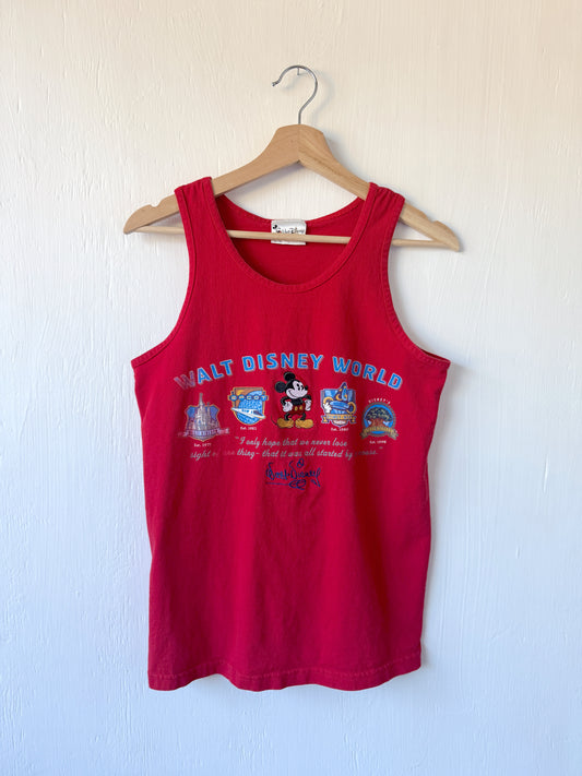 VINTAGE Four Park Walt Quote Tank - S/M