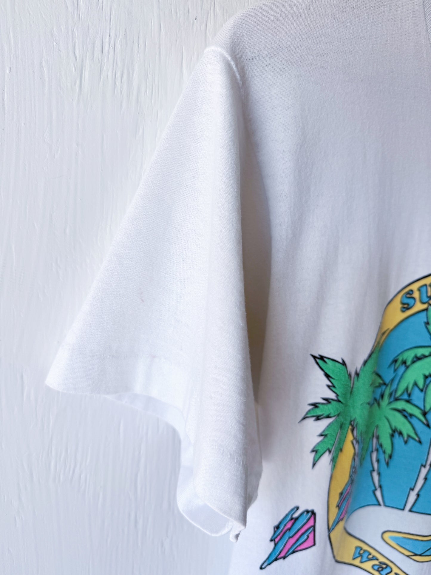 VINTAGE 80’s Mickey + Minnie Wave Patrol Tee - M
