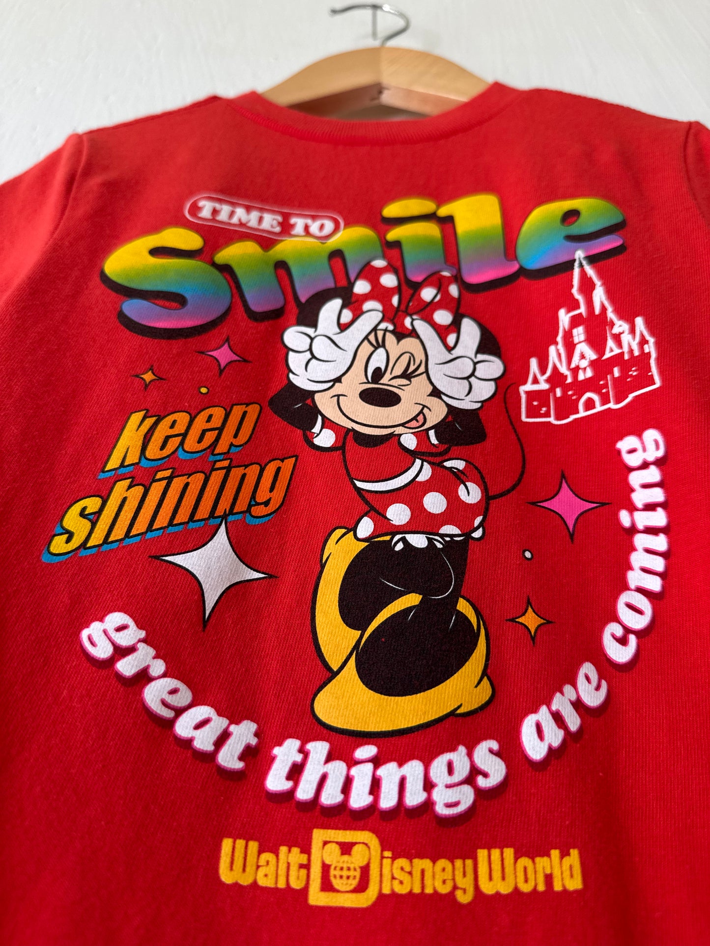 WDW Minnie Smile Tee - 4T