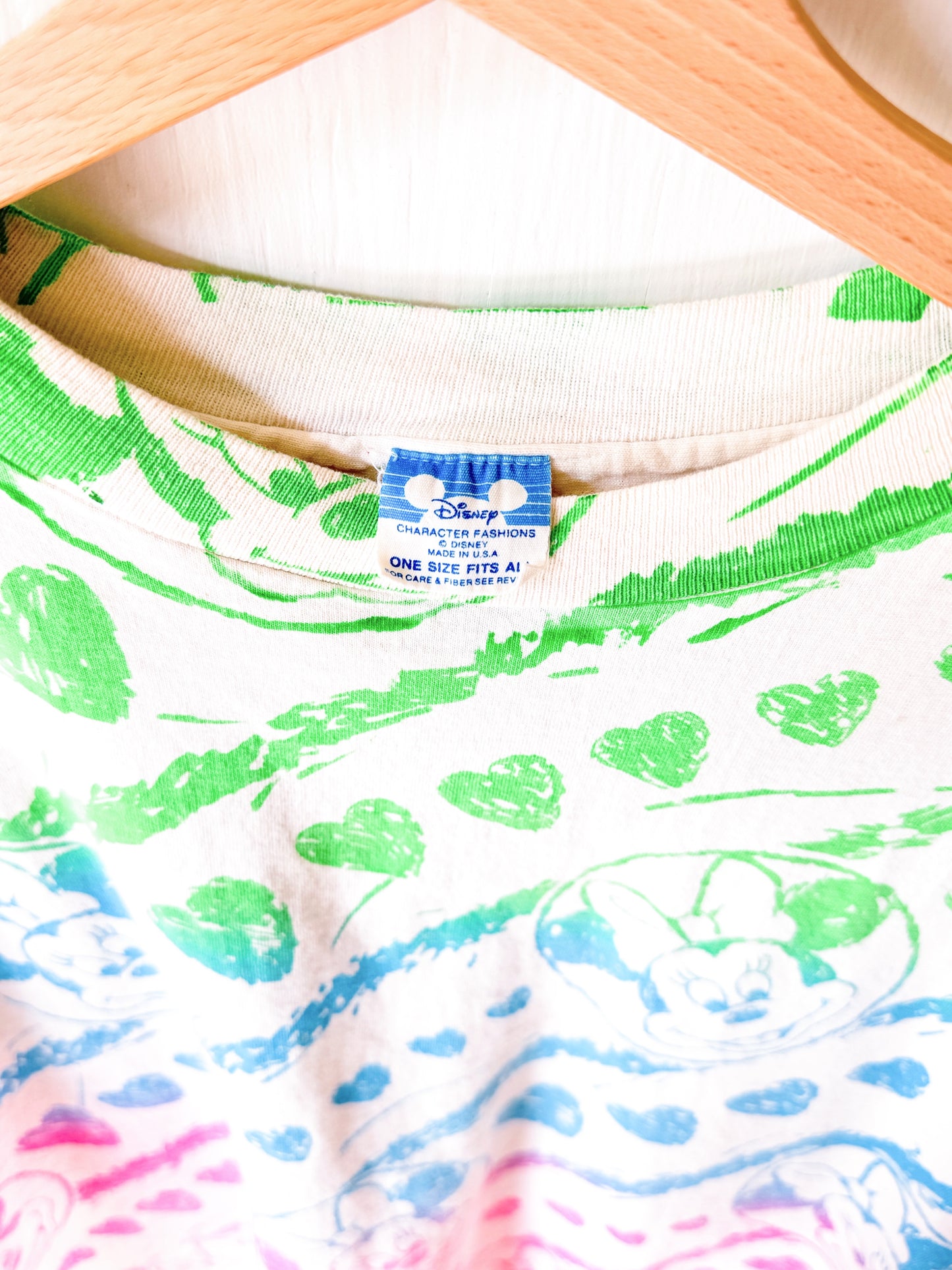 VINTAGE 90’s All Over Print Minnie Tee - XL