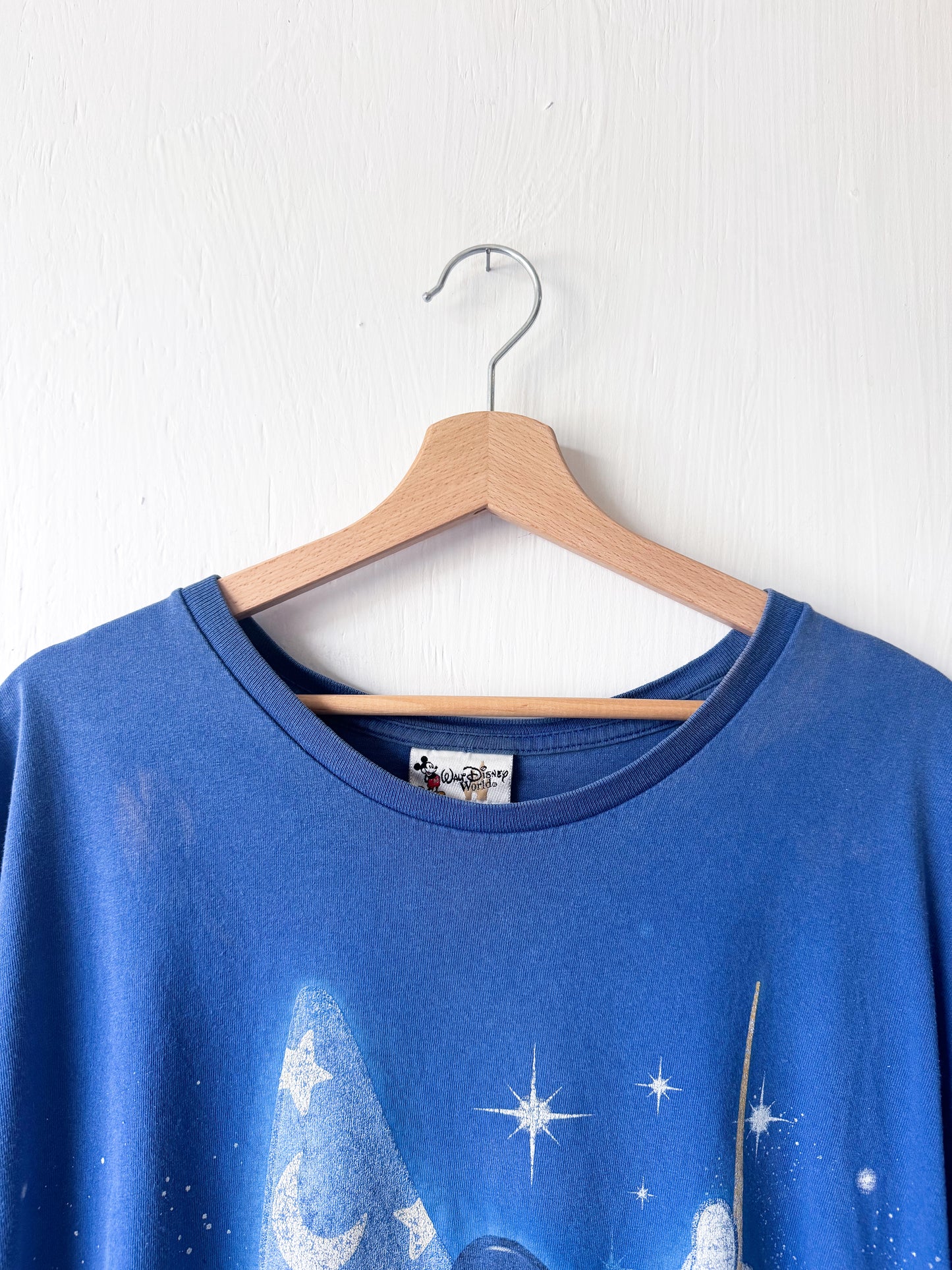 VINTAGE Sorcerer Mickey Cropped Tee - 2X