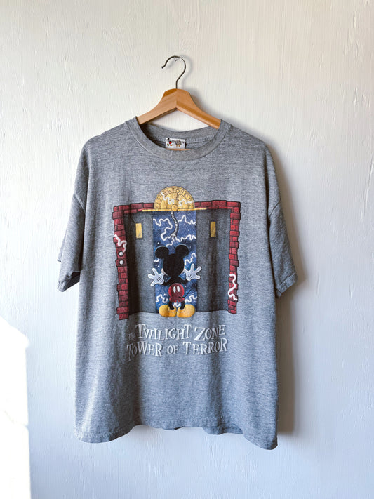 VINTAGE Mickey Tower Of Terror Tee - XL