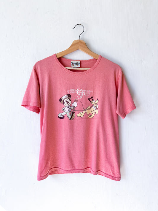 VINTAGE 00’s Grand Floridian Mickey + Pluto Tee - S