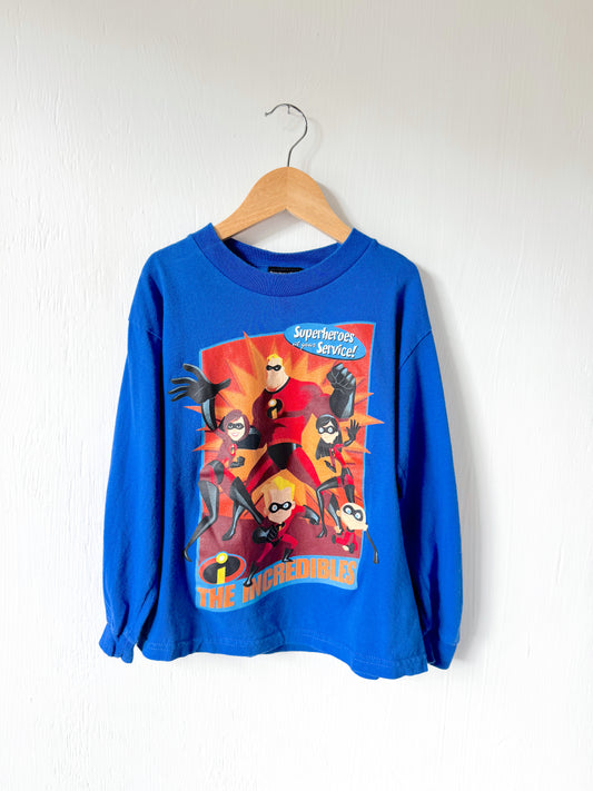 VINTAGE The Incredibles Long Sleeved Tee - YS(6/7)
