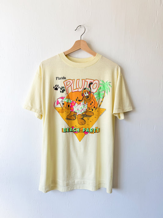 VINTAGE 80’s Rare Pluto Beach Party Tee - XL
