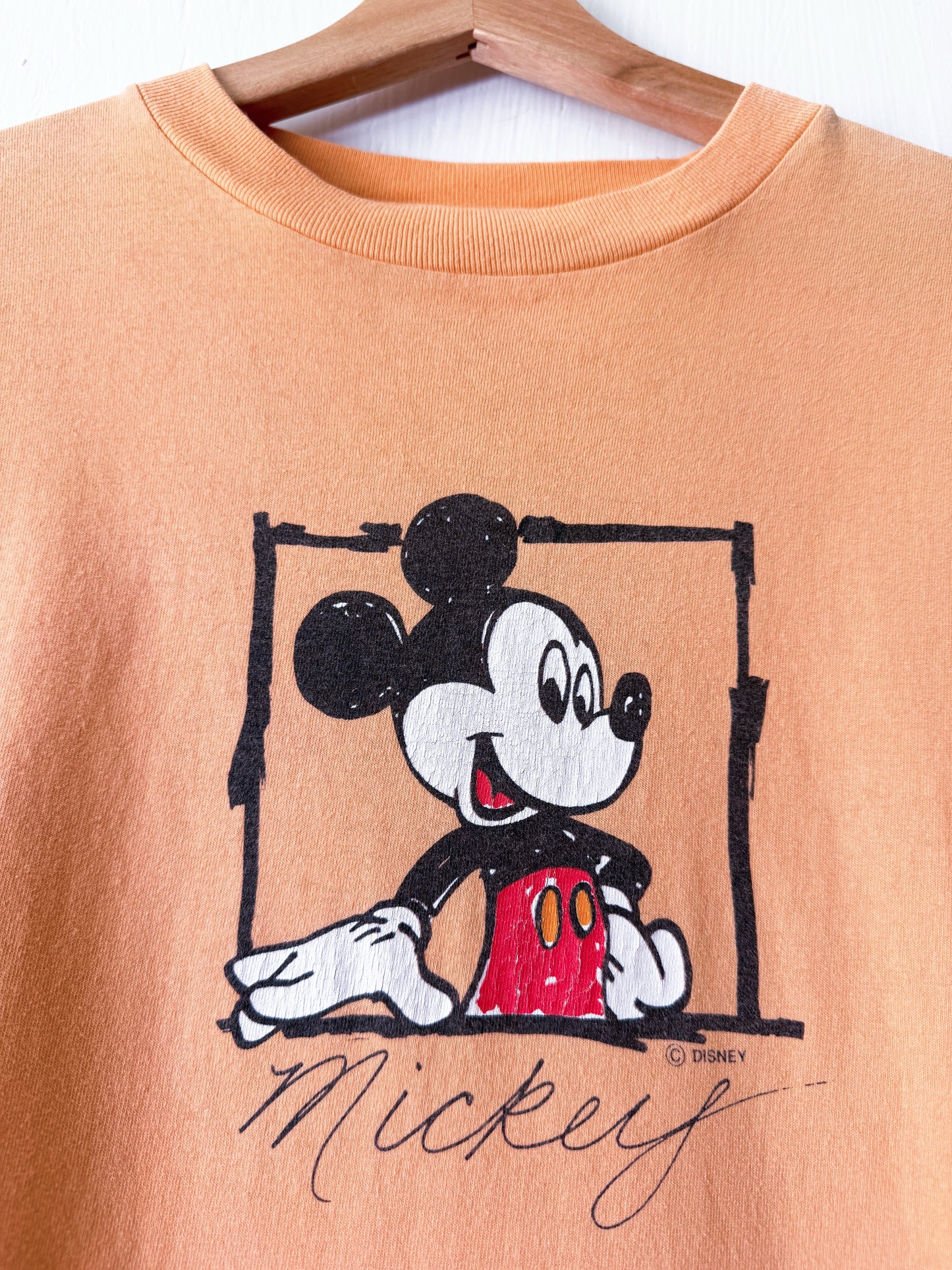 VINTAGE 90’s Classic Mickey Frame Tee - L