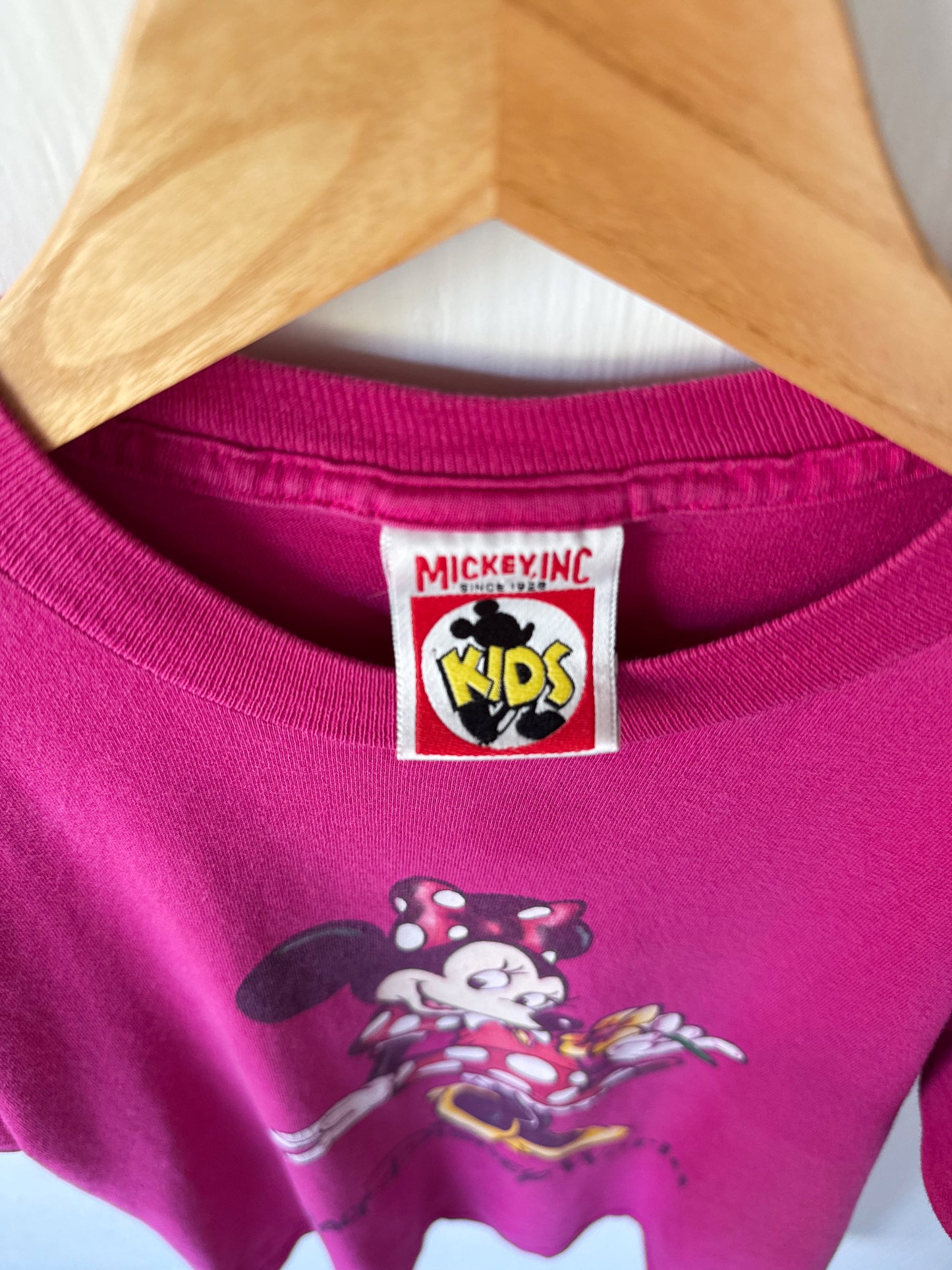 VINTAGE 90’s Minnie WDW Flower Tee - YM