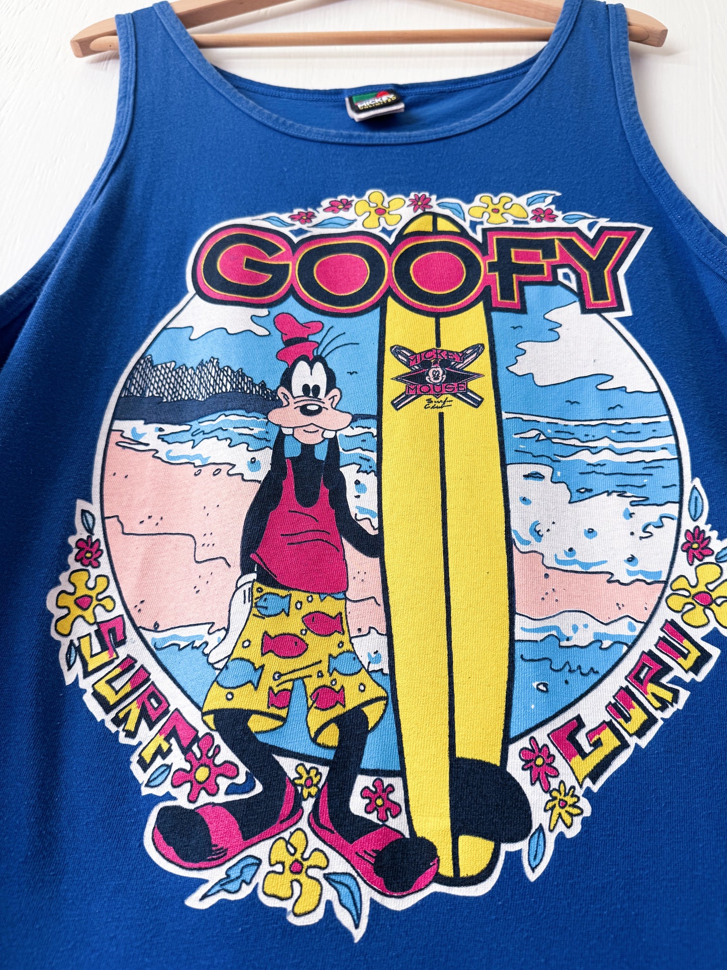 VINTAGE 90’s Goofy Surf Tank - XL