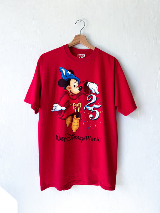 VINTAGE 90’s WDW Sorcerer Mickey Tee - L