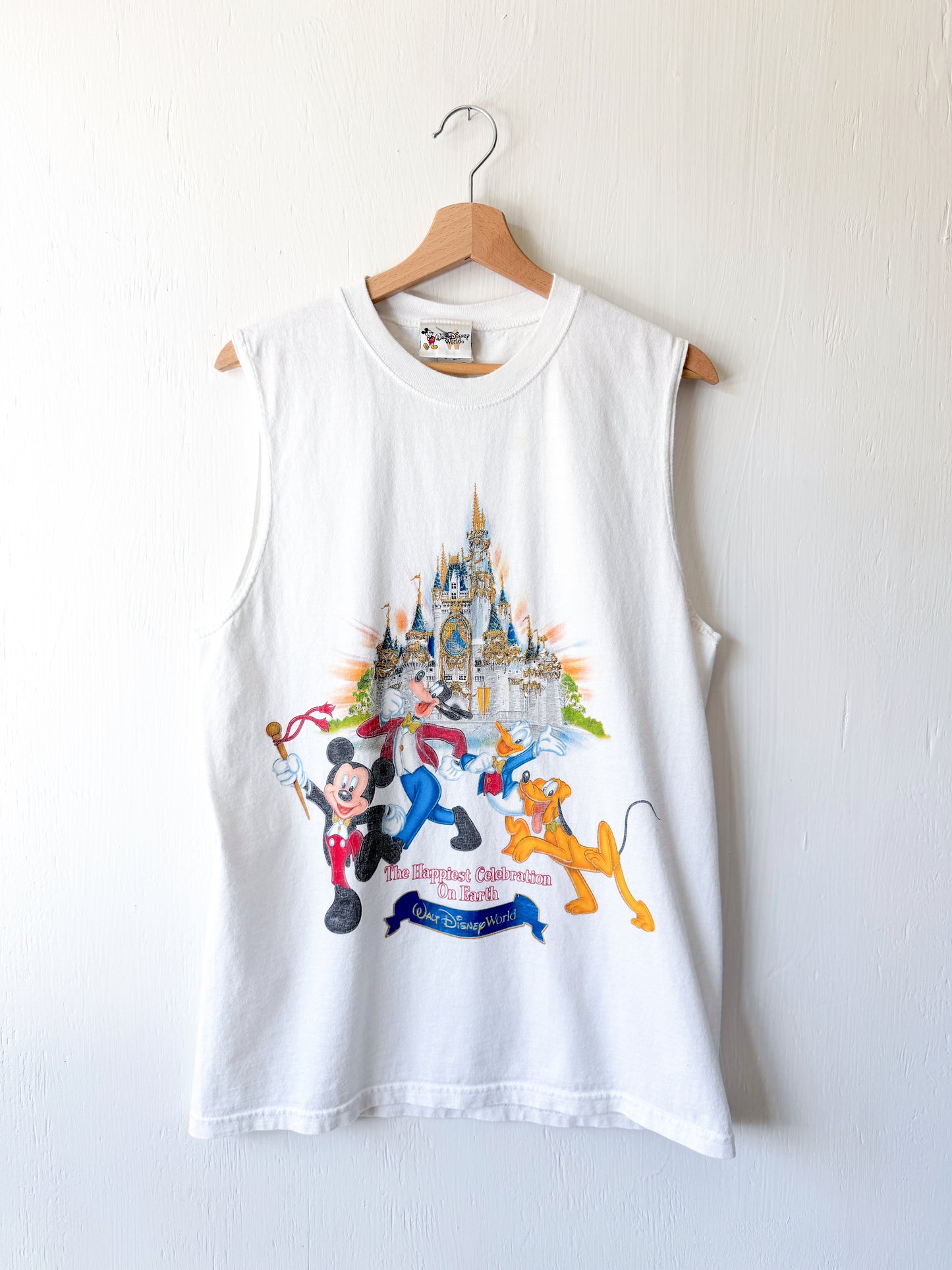 VINTAGE 00’s WDW Happiest Celebration Castle Tank - M