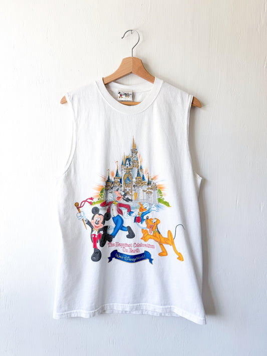 VINTAGE 00’s WDW Happiest Celebration Castle Tank - M