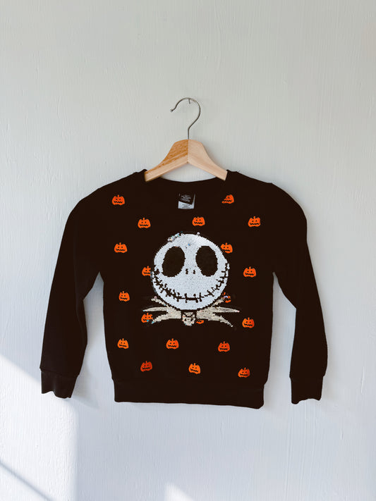 Jack Skellington Sequin Sweatshirt - 6/6X