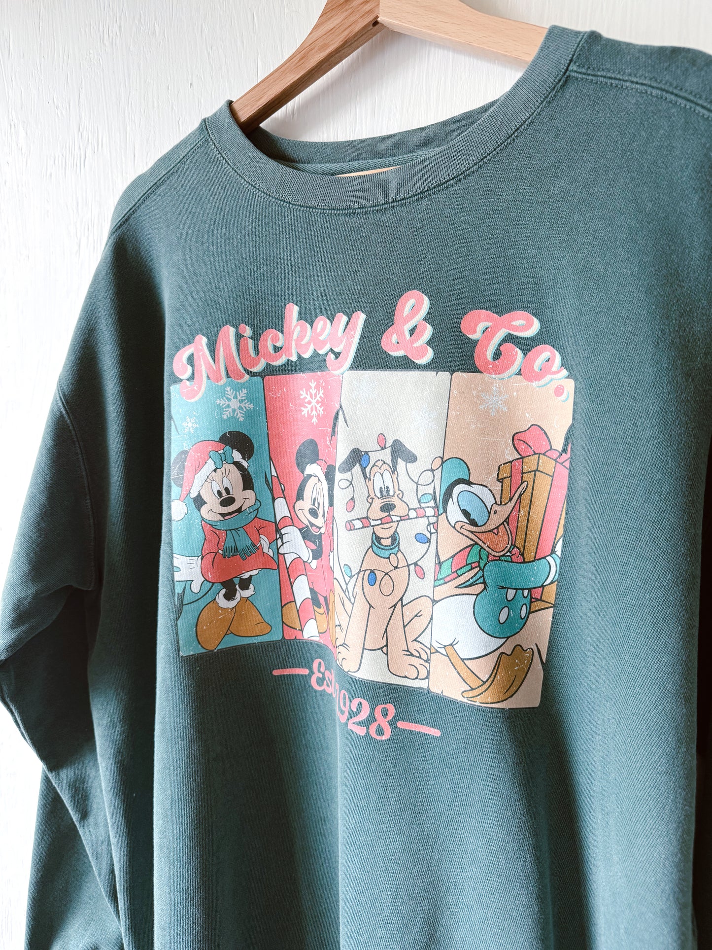 NEW Mickey + Co 1928 Crewneck - L